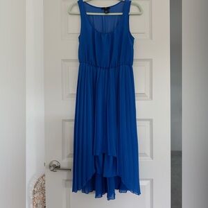 H&M Royal Blue Pleated Design Dress